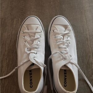 Platform White Converse